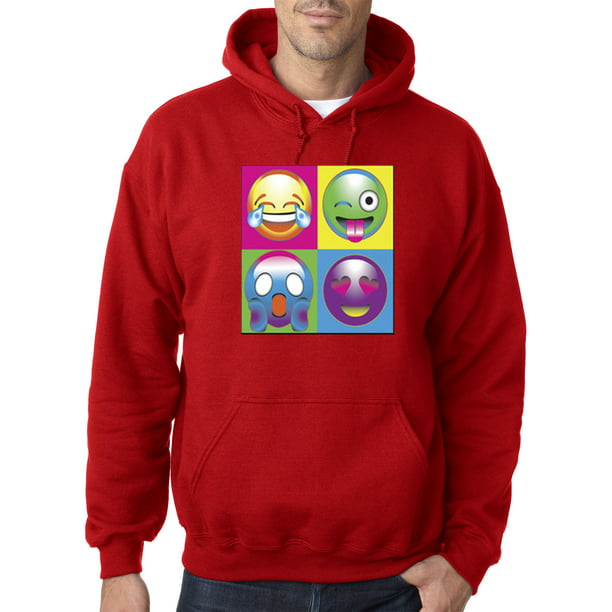 Christmas Animated Emoji Faces Sweatshirts for Women and Men Sweaters 